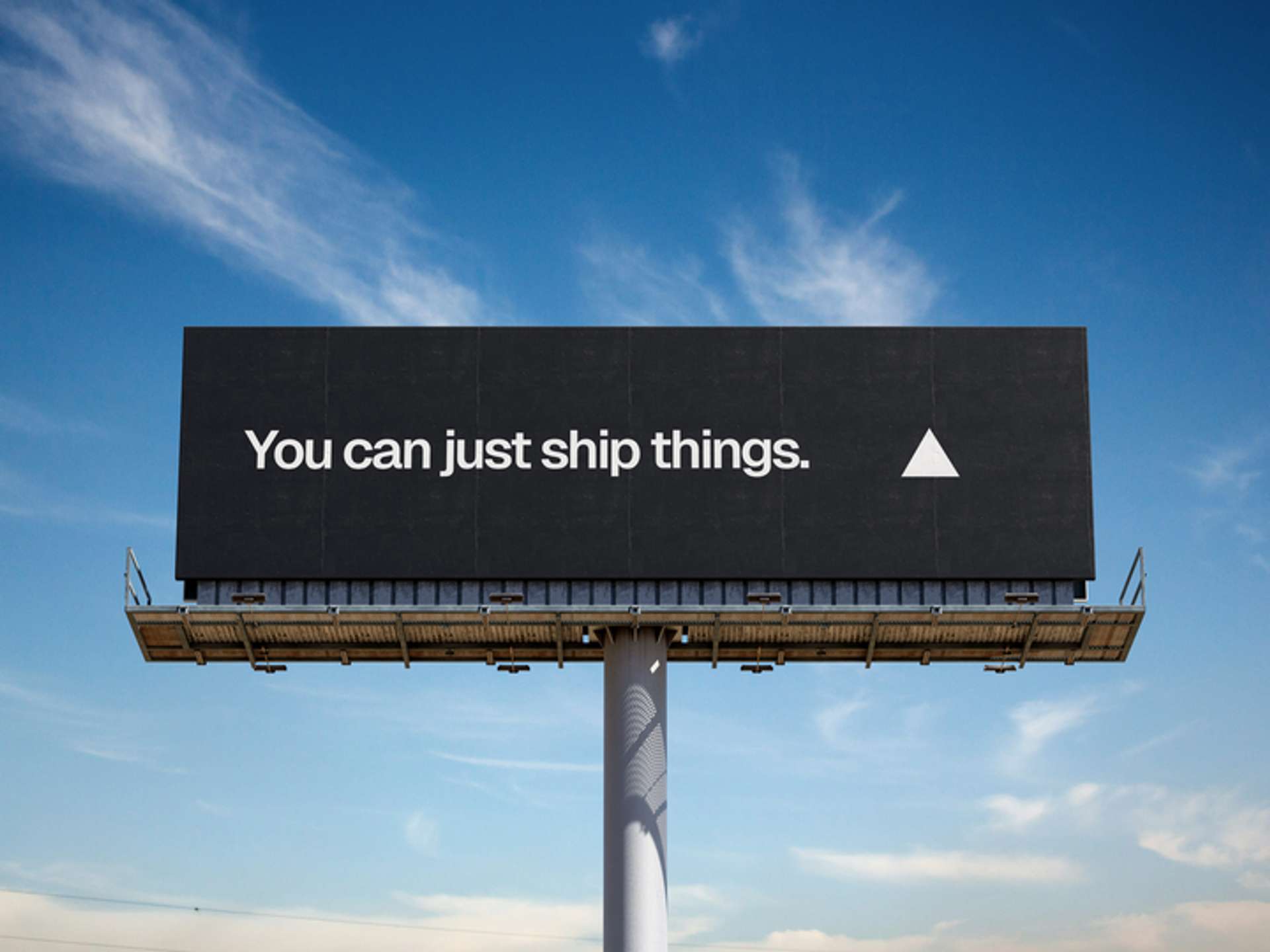 You can just ship things